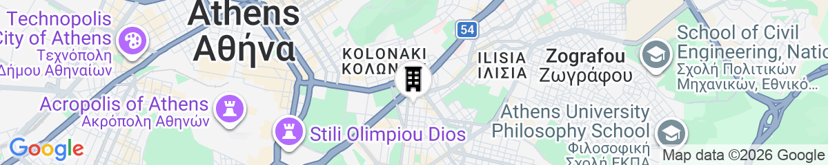 Map for Cute and Convenient Studio in Athens