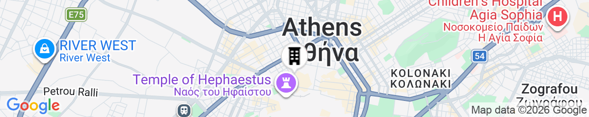 Map for Superb Central Athens Suite With Rooftop Perfect for 5 Guests 85sqm