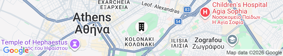 Map for Kolonaki Chic Minimalist Studio-Athens