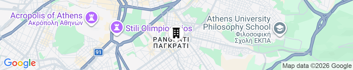 Map for Deluxe 4 Bedrooms Apartment in Athens Center