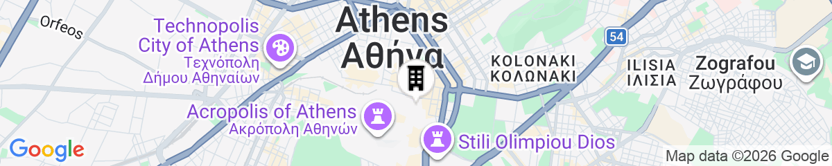 Map for An Outstanding 3 Bdrm Apartment in the Heart of Athens