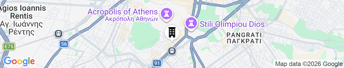 Map for Check Point - Athens Heart