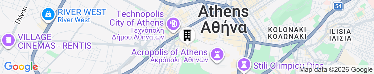 Map for Luxurious Apartment in Acropolis