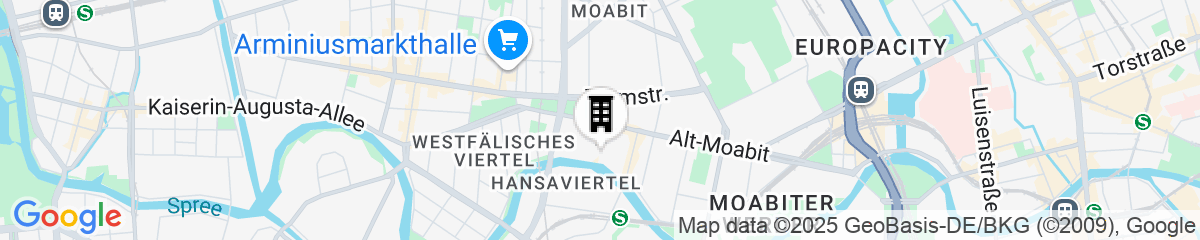 Map for Ameron Hotel Abion Spreebogen Berlin