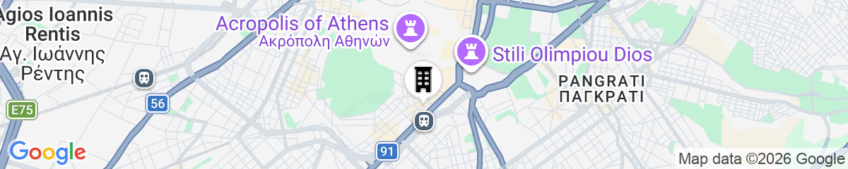 Map for Bue Ark Loving Athens