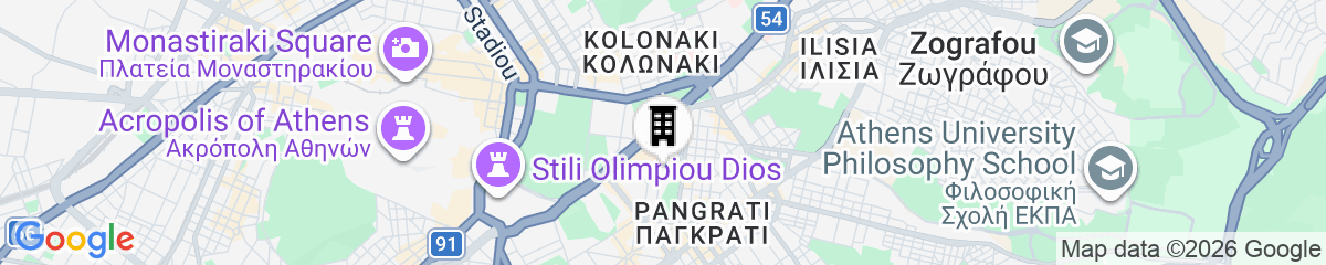 Map for Athens Hippest Apartment