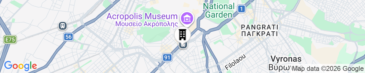Map for Athens Heartbeat