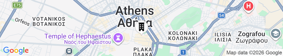 Map for Blanco Athens Aparthotel