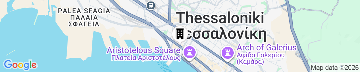 Map for NYX Hotel Thessaloniki