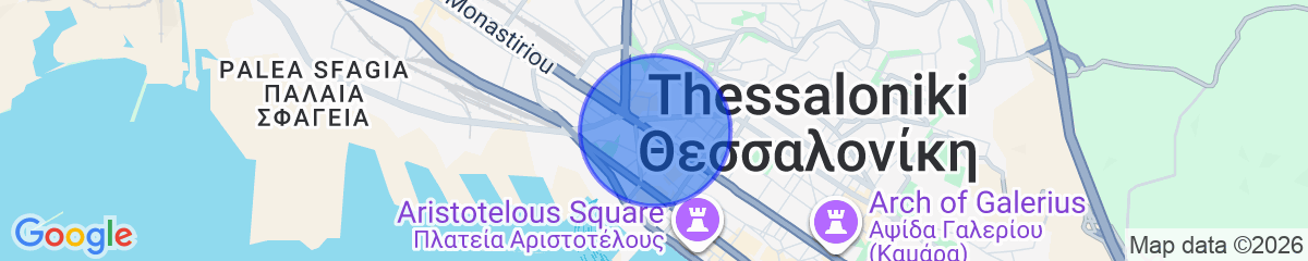 Map for New Studio 4 Downtown Thessaloniki-fully Equipped