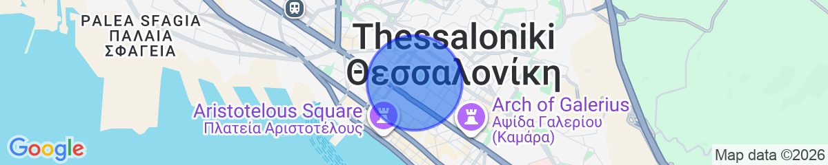 Map for New Studio 2 Downtown Thessaloniki-fully Equipped