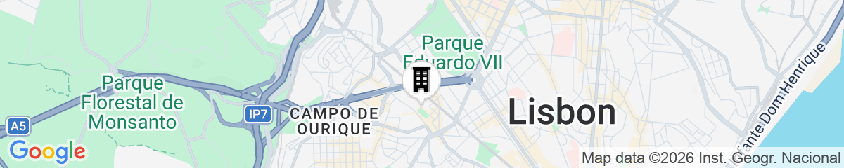 Map for Hotel das Amoreiras - Small Luxury Hotels of the World