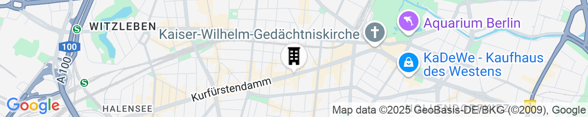 Map for Hollywood Media Hotel