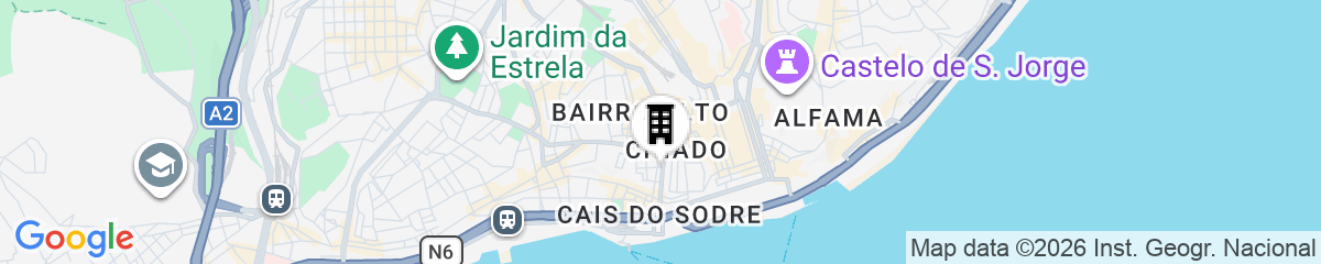 Map for Montebelo Vista Alegre Lisboa Chiado