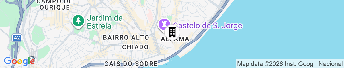 Map for Santiago de Alfama - Boutique Hotel