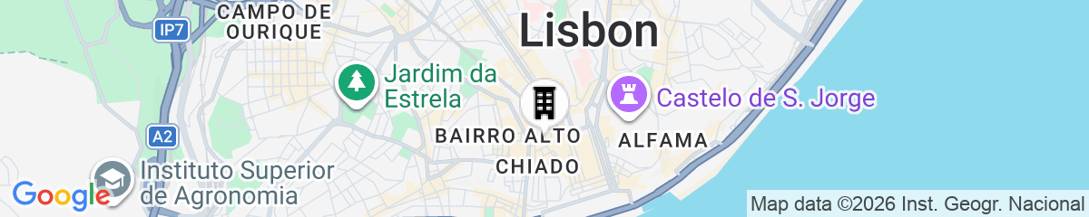 Map for Lisboa Pessoa Hotel