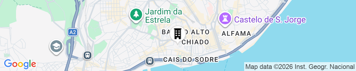 Map for Verride Palácio Santa Catarina
