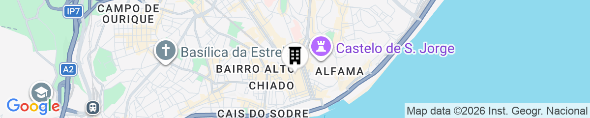 Map for Be Poet Baixa Hotel