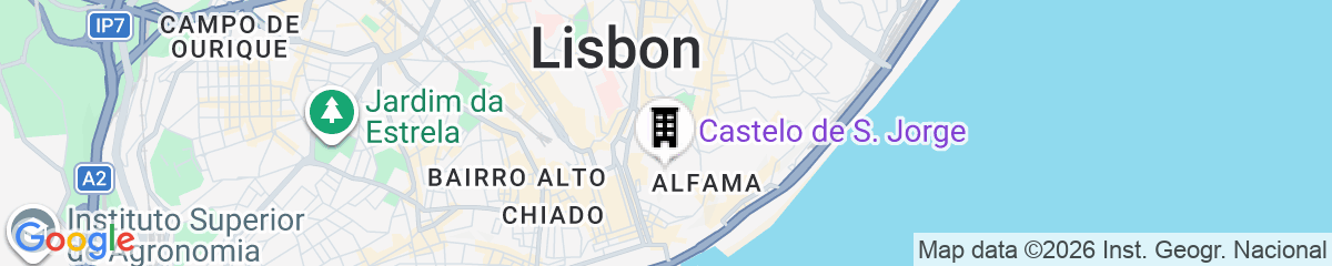 Map for Solar Do Castelo, a Lisbon Heritage Collection