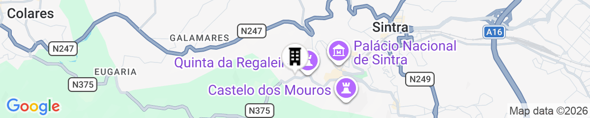 Map for Valverde Sintra Palácio de Seteais - The Leading Hotels of the World