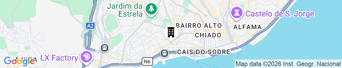 Map for Inspira Santos Boutique Hotel