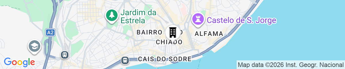 Map for FLORA Chiado Apartments