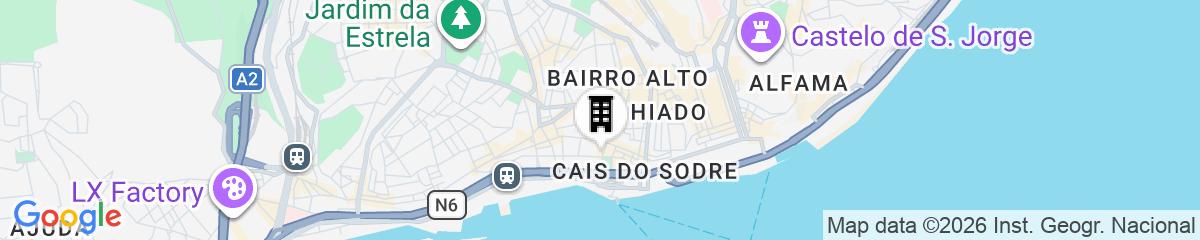 Map for Studios with Mezzanine Rua da Moeda