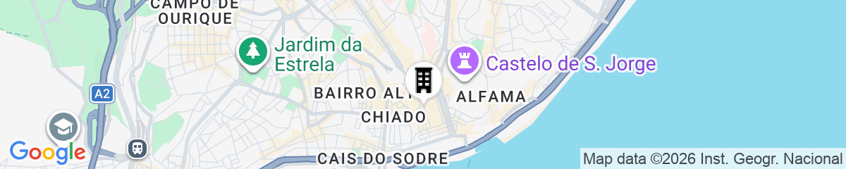 Map for Dare Lisbon House