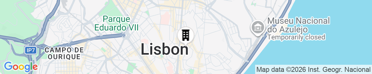 Map for Haws Lisboa