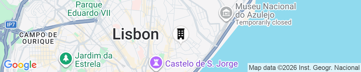 Map for Dona Graca Lisbon Apartments