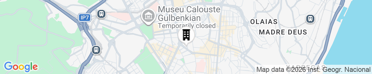 Map for Lisbon City Center Dream s