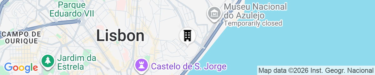 Map for Barbadinhos Apartments in Lisbon Historic