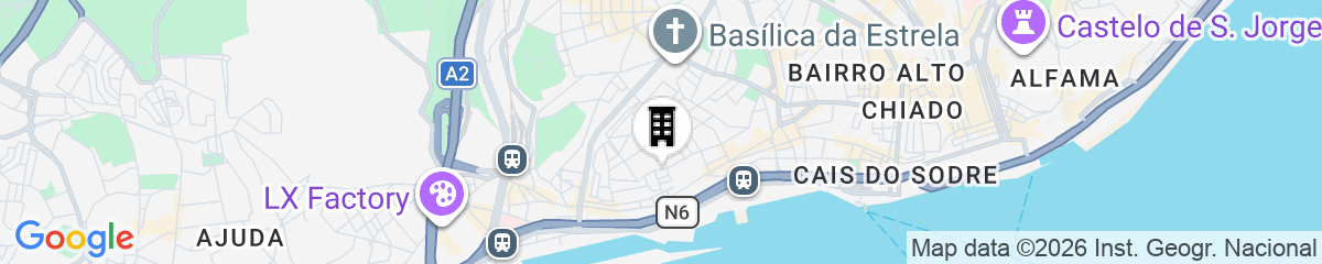 Map for Designer Flats in Lapa by LovelyStay