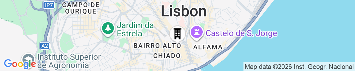 Map for Rossio Apartments
