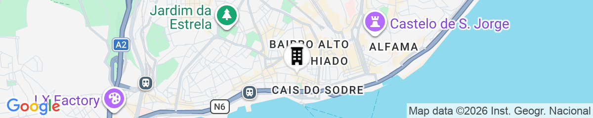 Map for Lisbon Five Stars Apartments - Bica 246