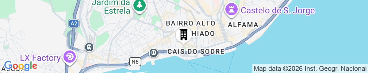 Map for Lisbon Five Stars Apartments 8 Building