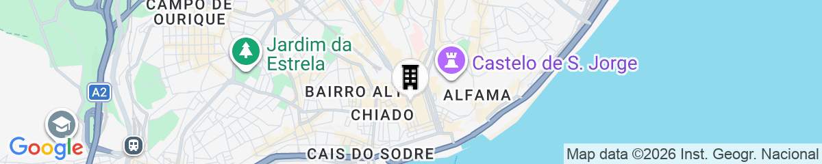 Map for LSA Baixa Chiado by Numa