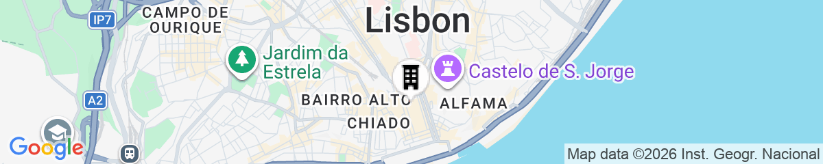 Map for Santa Justa Prime Guesthouse