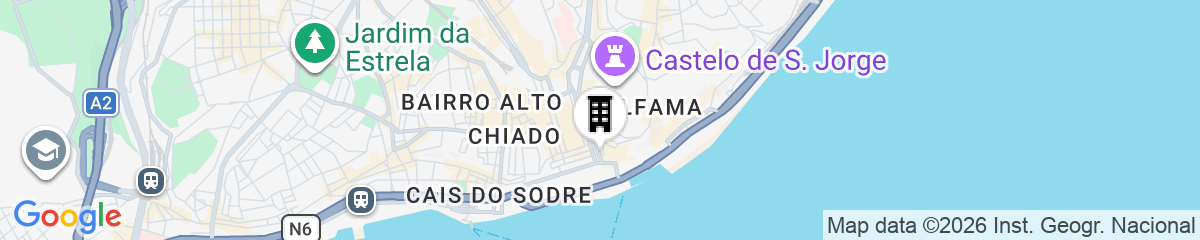 Map for LSA Madalena by Numa