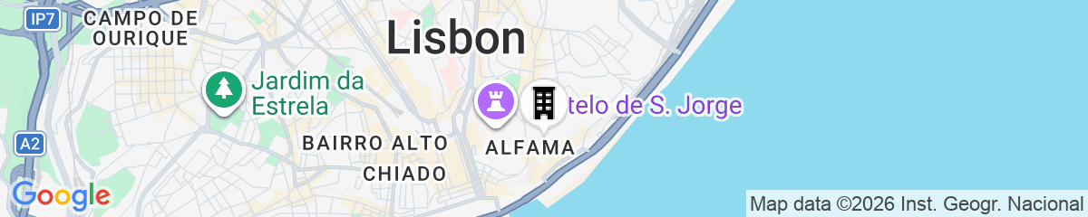 Map for Alfama Dream Apartments