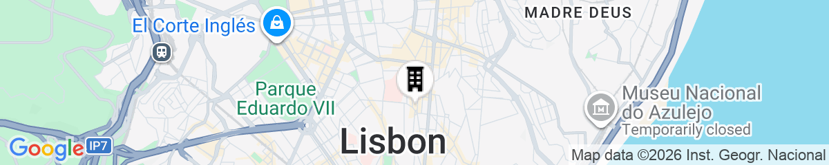 Map for Numa Lisbon Anjos