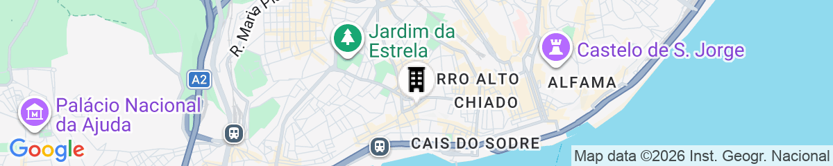 Map for Chiado Studio and One-Bedroom Apartment - by LU Holidays