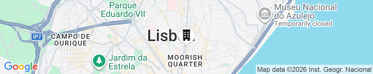 Map for Lisbon Serviced Apartments -  Benformoso