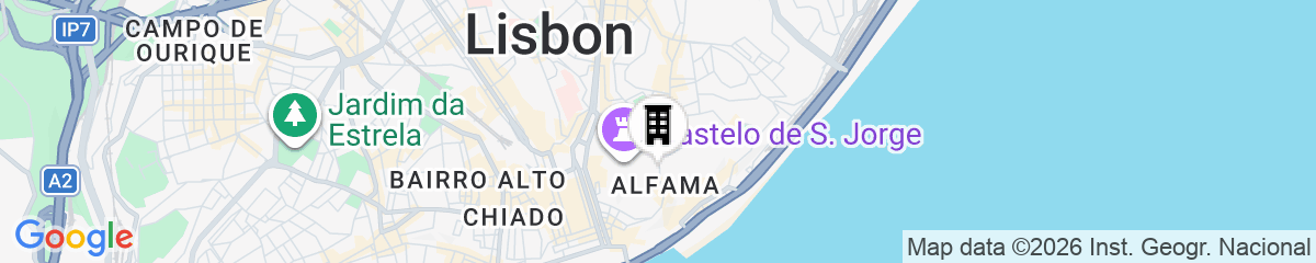 Map for Cozy Lisbon Alfama