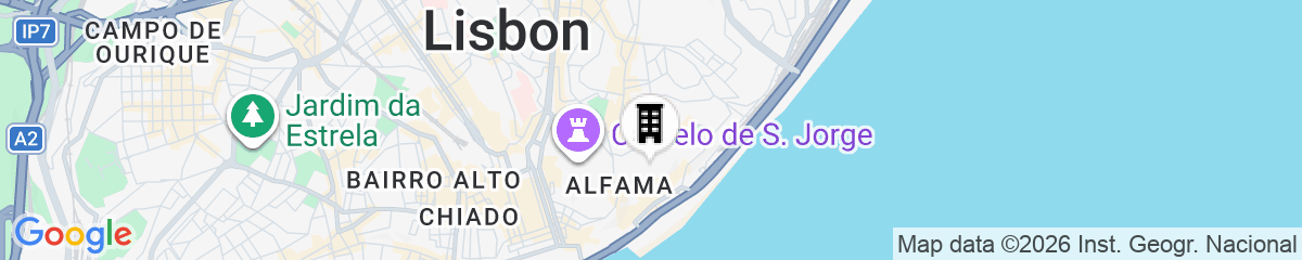 Map for Alfama Light-Filled Apartment, By TimeCooler