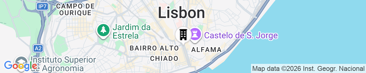 Map for The Central House Lisbon Baixa - Hostel