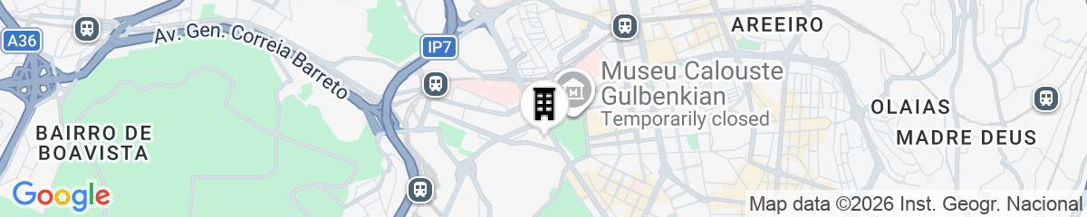 Map for White House Lisbon Hostel