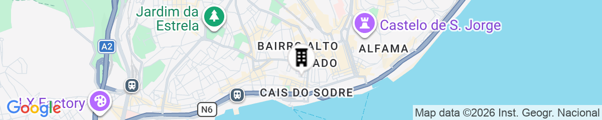 Map for Lisb'on Hostel