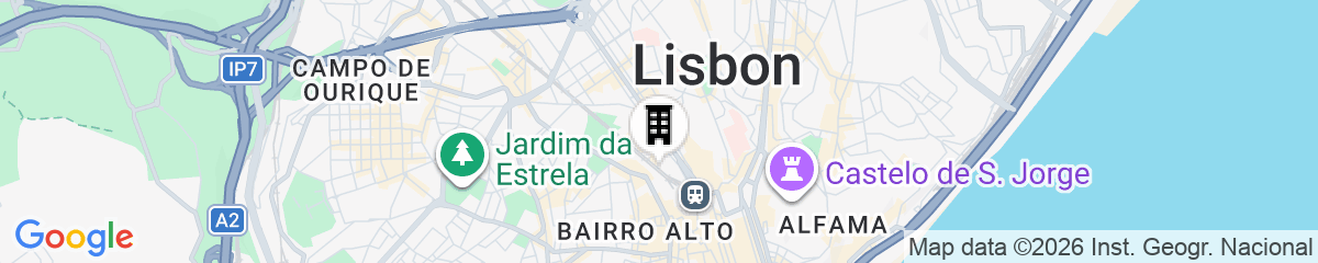 Map for Safestay Lisbon Bairro Alto