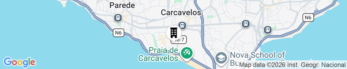 Map for Carcavelos Surf Hostel